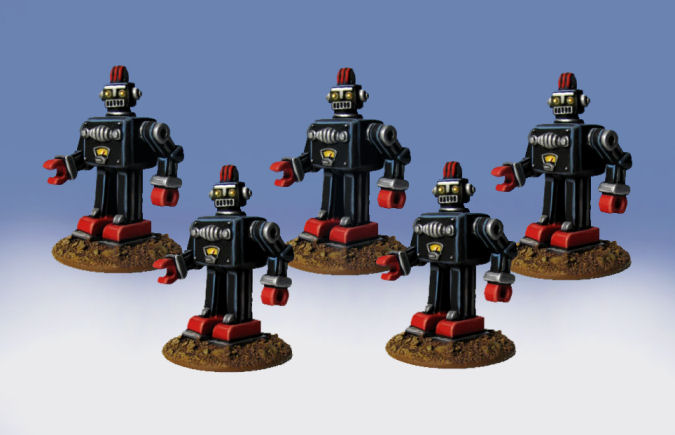 Squarebot unit (5 robots)